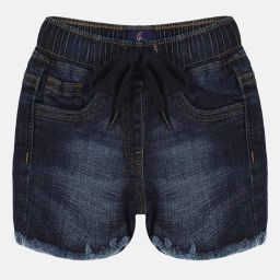 kiddopanti Flat-Front Hot Pants with Drawstring image 1