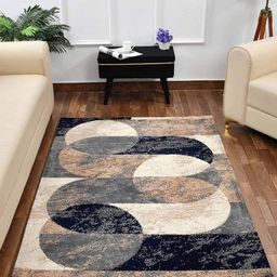 presto Geometric Print Rectangle Carpet 2"x 5" image 1