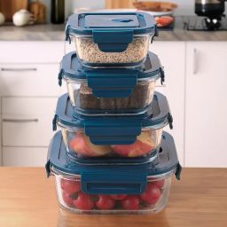 umai Set of 4 Glass Container with Lid image 1