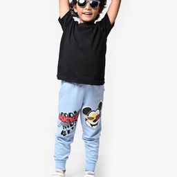 nap chief Mickey Mouse Printed Joggers with Drawstrings image 1