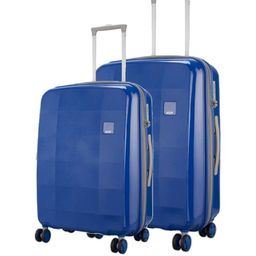 vip Set of 2 Geometric Pattern Trolley Bags with TSA Lock image 1