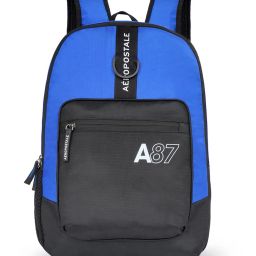 aeropostale Men Numeric Print Backpack with Bottle Holder image 1