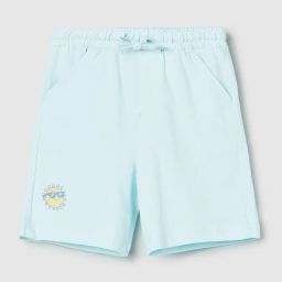 max Boys Graphic Print Regular Fit Shorts with Drawstring Waist image 1