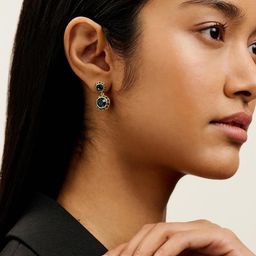 ted baker Gold-Plated Sollia Solitaire Drop Earrings image 1