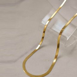 skysixty Gold-Plated Link Chain with Lobster Closure image 1