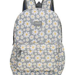 priority Women Floral Print Backpack with Adjustable Strap image 1