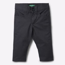 united colors of benetton Flat-Front Trousers with Insert Pockets image 1