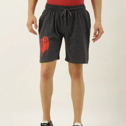 urban dog Graphic Print Shorts with Drawstring image 1
