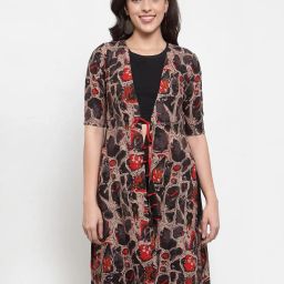 indibelle Abstract Print Long length Shrug image 1
