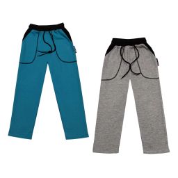 indiweaves Boys Solid Track Pants image 1