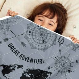 divine casa Graphic Print Reversible Single Comforter image 1