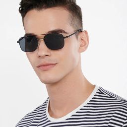 vincent chase Unisex Polarized and UV Protected Rectangle Sunglasses -VC S14078 image 1
