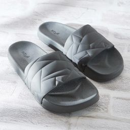 styli Textured Open-Toe Slides image 1