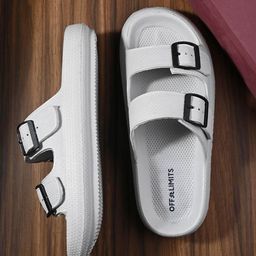 off limits Men Regular Fit Slides with Buckle Accent image 1