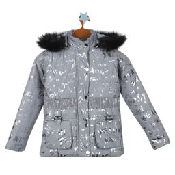 monte carlo Typographic Print Jacket with Button-Closure image 1