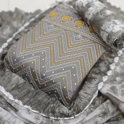 drashti creation Printed Unstitched Dress Material with Dupatta image 1