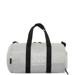 united colors of benetton Typographic Print Duffle Bag with Detachable Strap image 1