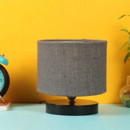 devansh Jute Table Lamp with Iron Base image 1