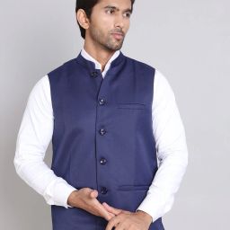 jompers Men Nehru Jacket with Button-Closure image 1