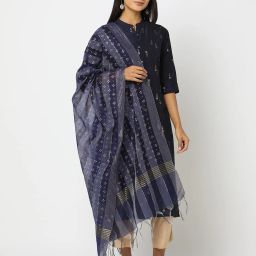 avaasa mix n' match Printed Chanderi Dupatta image 1