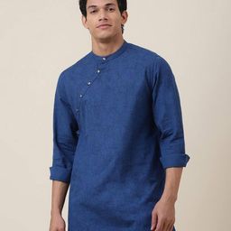 fabindia FabBasics Mandarin-Collar Short Kurta image 1