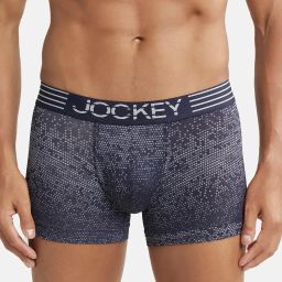 jockey MM08 Microfiber Mesh Elastane Stretch Fabric Trunk with Breathable Mesh and Stay Dry Technology image 1