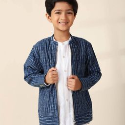 fabindia Zip-Front Printed Jacket image 1