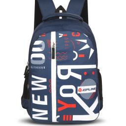 zipline Typographic Print Backpack with Adjustable Strap image 1