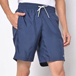 reebok Logo Print Shorts with Elasticated Drawstring Fastening image 1