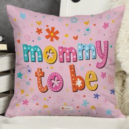 indigifts Typographic Print Cushion Cover 12" x 12" image 1