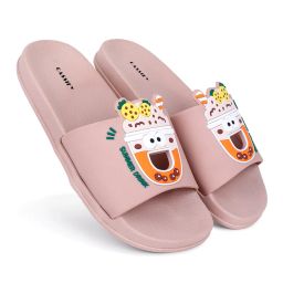 cassiey Women Graphic Pattern Slip-On Slides image 1