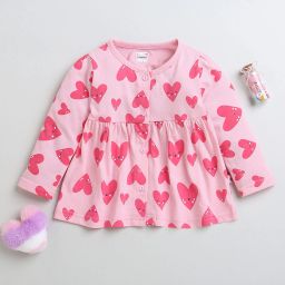 bumzee Button-Front Graphic Print Frock image 1
