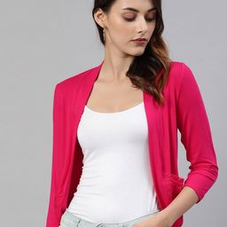 zebu Solid Open-Front Shrug image 1