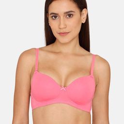 zivame Basics Padded Non-Wired 3/4Th Coverage T-Shirt Bra image 1