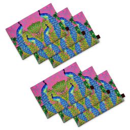 sej by nisha gupta Set of 6 Printed Table Placemats image 1