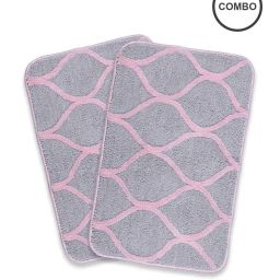 saral home Set of 2 Rectangle Bath Mats image 1