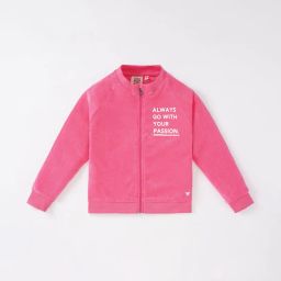 ed-a-mamma Typographic Print Sustainable Zip-Front Jacket image 1