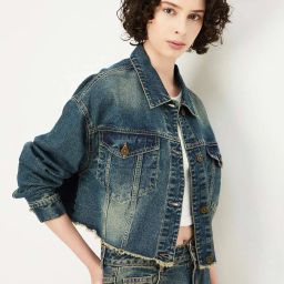 max Women Regular Fit Jacket with Button Closure image 2
