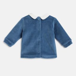 chicco Round-Neck Embroidered Suit Set image 2