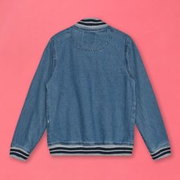 wotnot by azorte Bomber Jacket with Contrast Tipping image 2