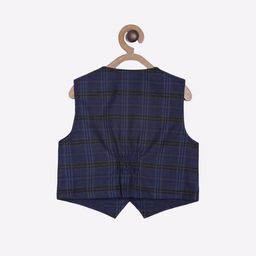 mini klub Checked Sleeveless Jacket with Notched Lapel image 2