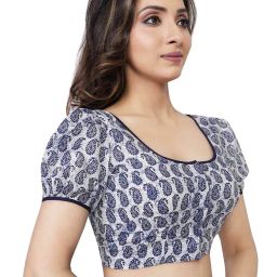 rene Printed Front-Open Blouse image 2