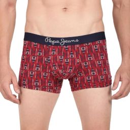 pepe jeans Pack of 2 Printed Trunks with Elasticated Waist image 2