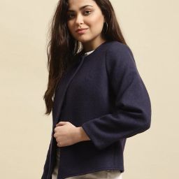 even Front-Open Wool Jacket image 2