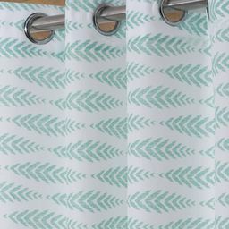 cortina eyelet curtain Set of 2 Printed Window Curtains image 2