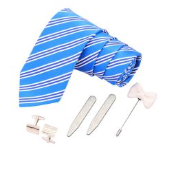 peluche Set of 6 Striped Tie & Cufflinks image 2