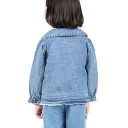 budding bees Button-Down Jacket with Patch Pockets image 2