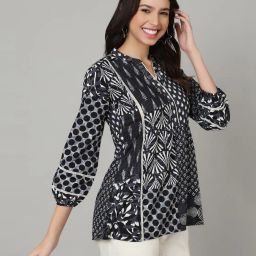 nishabd Printed Flared Tunic image 2