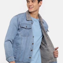 vogati Men Regular Fit Jacket with Button closure image 2