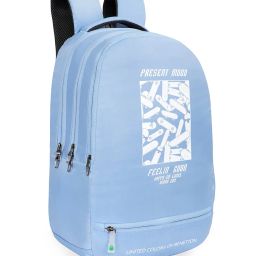 united colors of benetton Men Typographic Print Backpack with Adjustable Strap image 2
